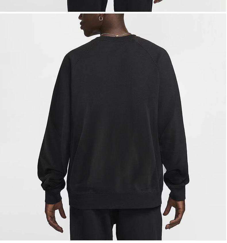 Мужской свитшот с круглым вырезом American Crewneck из плотного материала - Высокое качество, Длинный рукав, Свободный крой