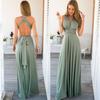 Cross Backless Sexy V Neck Bandage Strapping Dress Women Multiple Binding Methods Long Dress Dinner Party Club Dresses