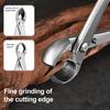 Stainless Steel Bonsai Tool Concave Cutter Knob Cutter Wire Cutter Jin Plier Trunk Splitter Bonsai Scissor Heavy Duty Gardening Pruning Care Tool