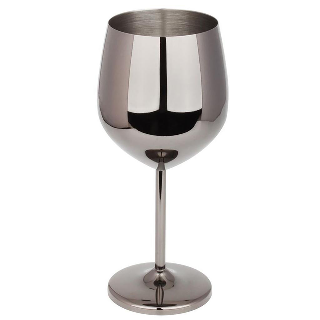 Stainless Steel Wine Glass 20 Oz Reusable Break-resistant Stemware for Travel Camping Swimming Pool Beautiful Unique Portable Me