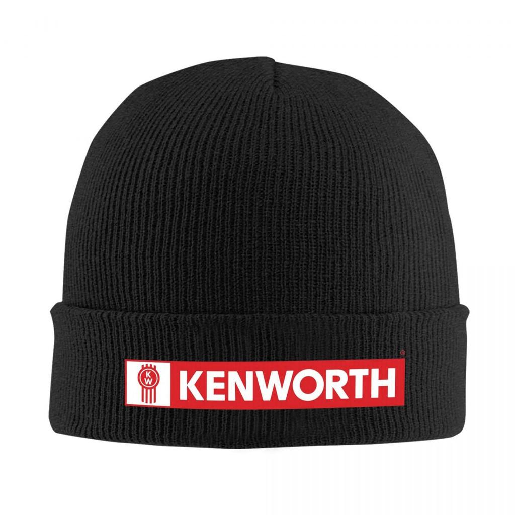 Kenworth Logo Warm Knitted Cap Fashion Bonnet Hat Autumn Winter Outdoor Beanies Hats for Men Women Adult