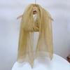 Double Silk Wool Scarf Spring And Autumn Thin Solid Color Mulberry Silk Shawl Women'S Silk Scarf