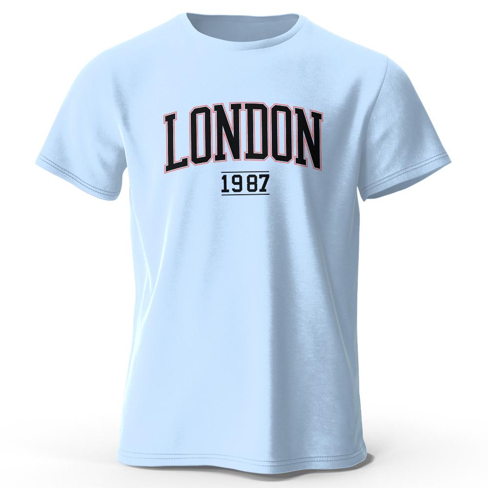 Men's Vintage T-shirt Sport 100% Cotton Y2k Harajuku Round Neck Personality Vintage Oversized Tees Sportswear High-Quality Tops