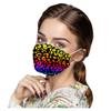 10PCS Unisex Adult Leopard Print Outdoor Mask Protective Disposable Face Mask