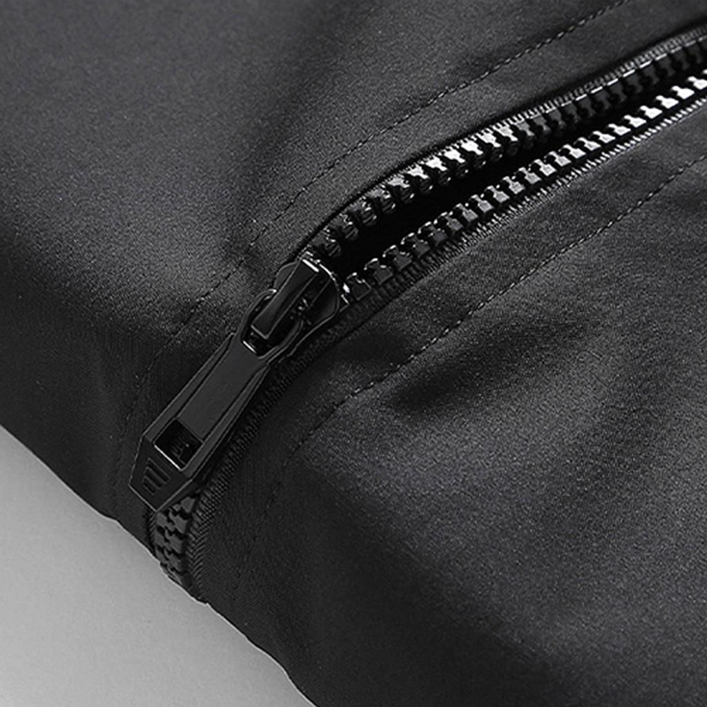 Men's Baseball Jacket Workwear Jacket Casual Sports Fashion Two-Stripe Top Coat