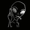 HungMieh Car Stickers Funny Alien Personality Ufo Decals Laser Vinyl Sticker Car 3D Car Styling Decoration 10.3X15cm