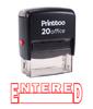 Printtoo Self Inking Rubber Stamp ENTERED Office Stationary Custom