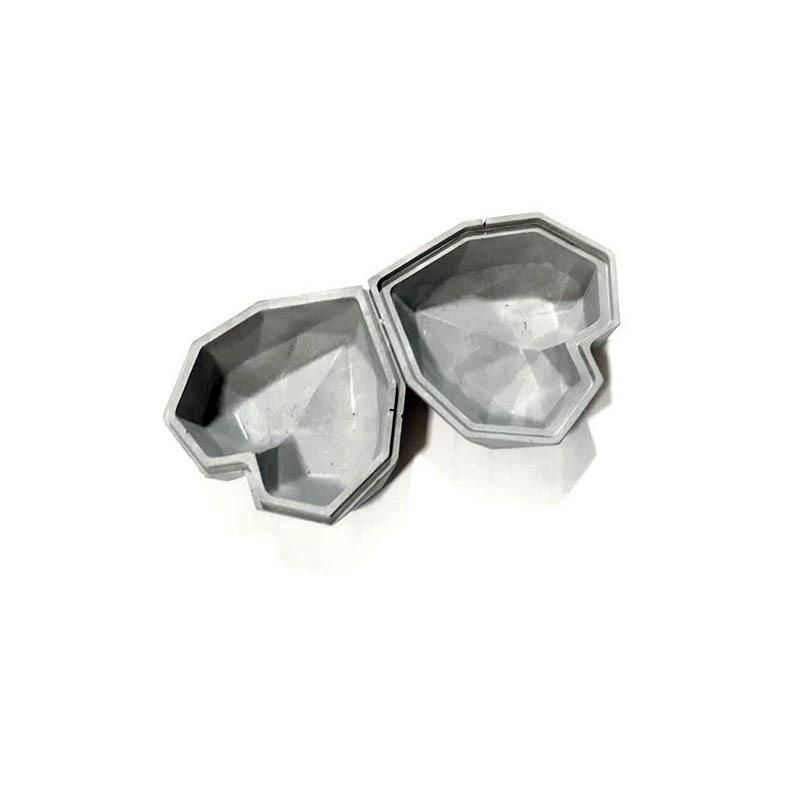 Heart Design Box Mold Jewelry Box Mold Plaster Concrete Silicone Mold Cement Container Molds