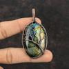 Tree Of Life Labradorite Pendant Copper Wire Wrapped Pendant Handmade Copper Jewelry Gemstone Pendant Wire Wrapping Jewelry Christmas Gift