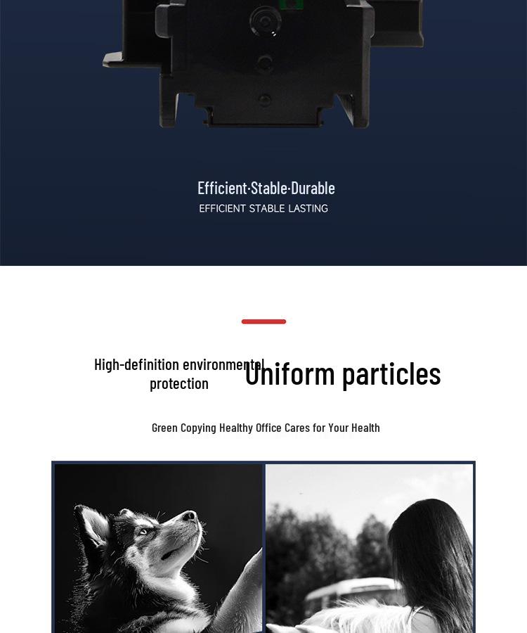 Deli XT84 M351Rx Black Toner Cartridge - High Capacity for Photocopiers