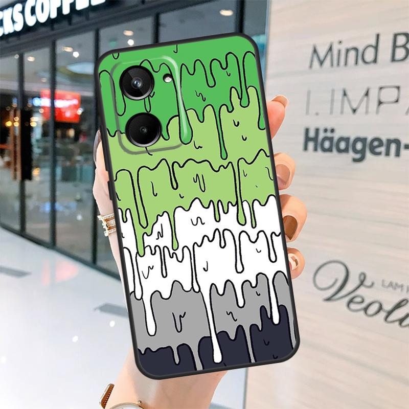 Pastel Kawaii Melting LGBTQ Design Case For Realme GT7 Pro GT6 11 12 13 14 15 Pro Plus C55 C53 C35 C33 C61 C65 C67 C53 C71 C75