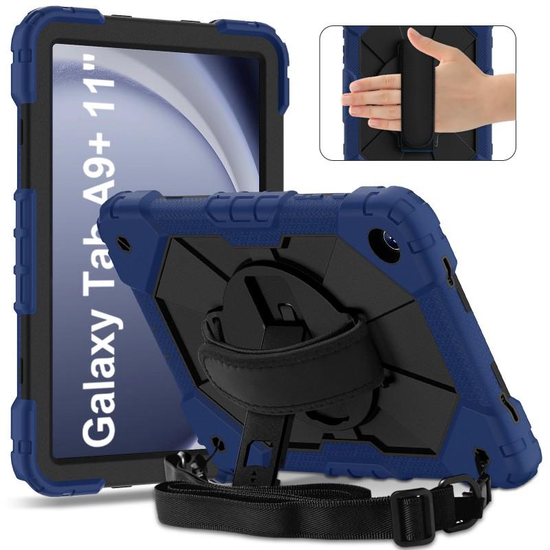 Shockproof Full Cover Tablet Case With Shoulder Strap MatePad 11 A9 Plus Silicone Protective Shell Stand Function