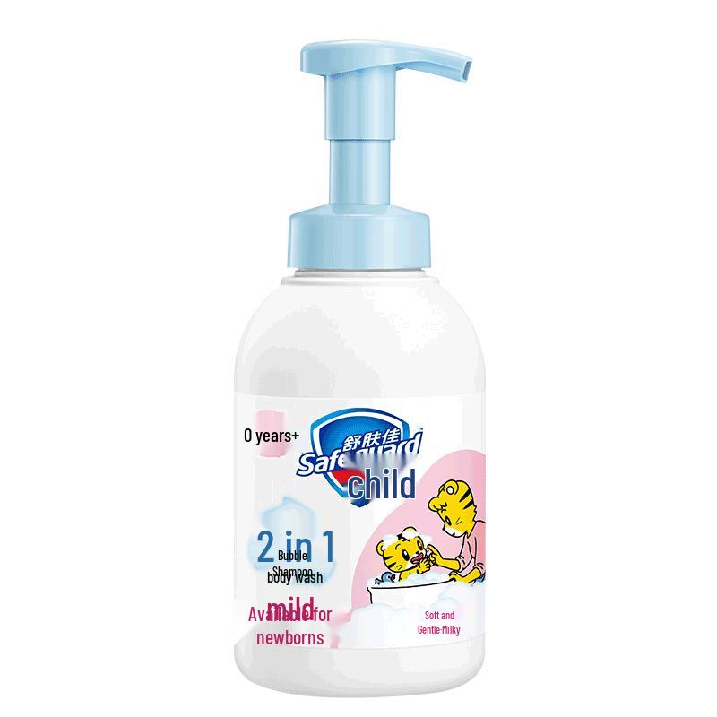 Safeguard Kids 2-in-1 Milk Scent Bubble Wash