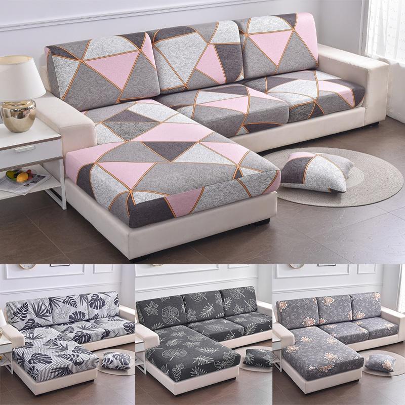 1Pcs Print Sofa Cushion Coverastic Protector Sofa Cover Personality Slipcover Matching Washable Couch Cover