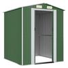 3147427 vidaXL Garden Shed Green 192x191x223 Cm Galvanized Steel