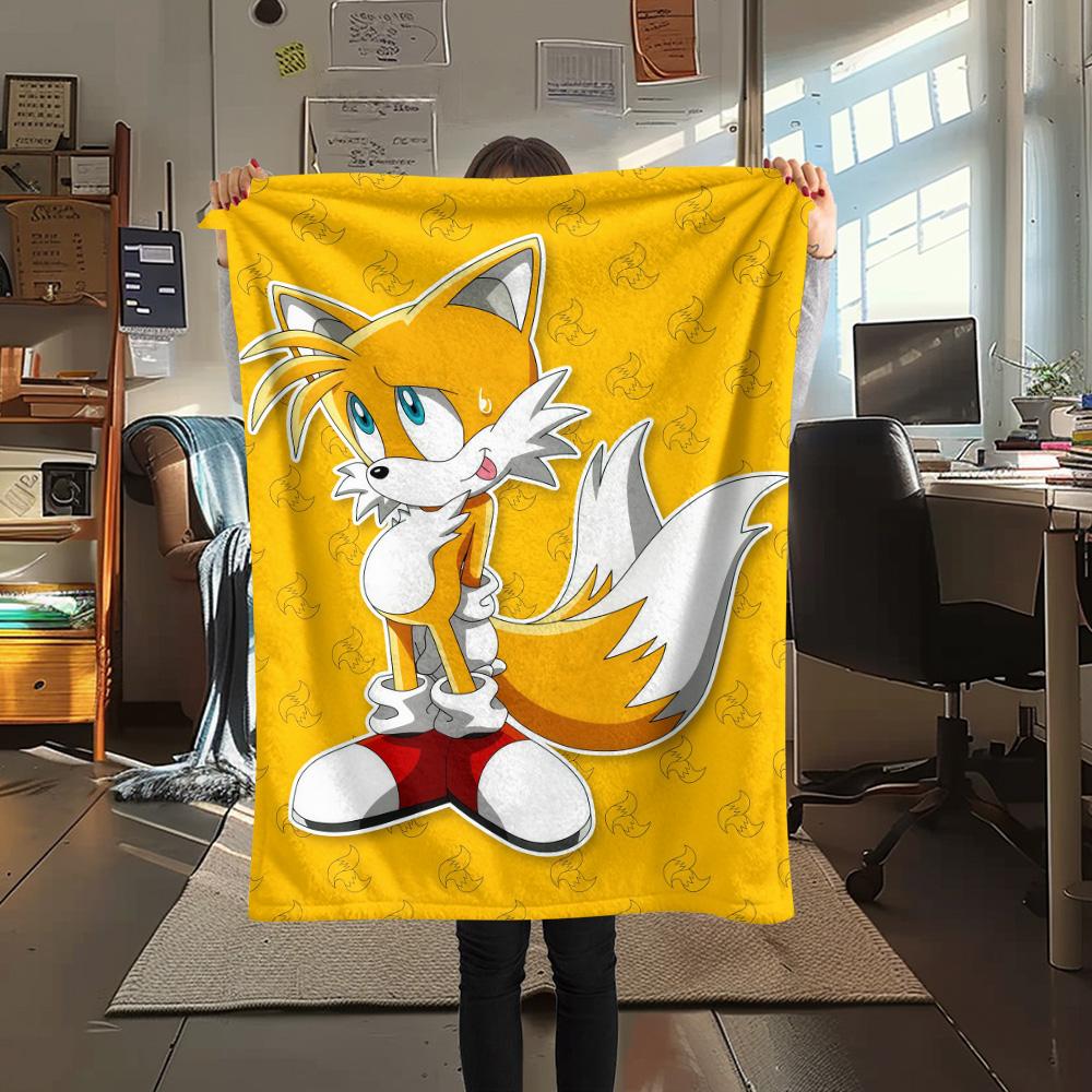 Tails Collection Flannel Blanket, High quality Comfortable for All Seasons, Home Decor, Warmth and Comfort