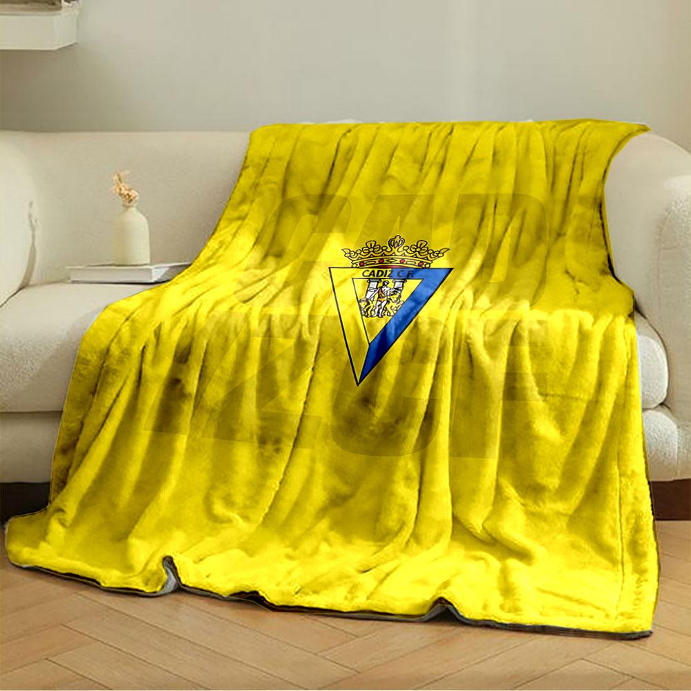 Cádiz CF Logo Blanket for all seasons blanket lunch break throw gift