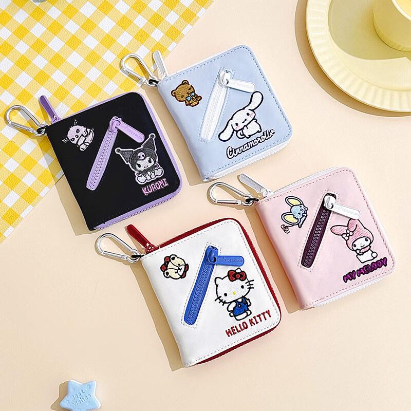 Sanrio Кошелек для мелочи и держатель для карт Hello Kitty