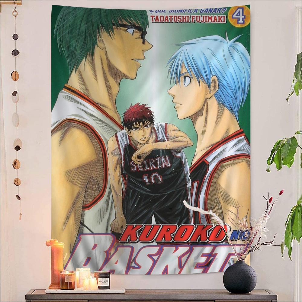 Японский Аниме Kuroko No Basket Напечатанный Большой Настенный Гобелен Индийский Будда Настенное Украшение Колдовство Бохо Хиппи Арт Декор