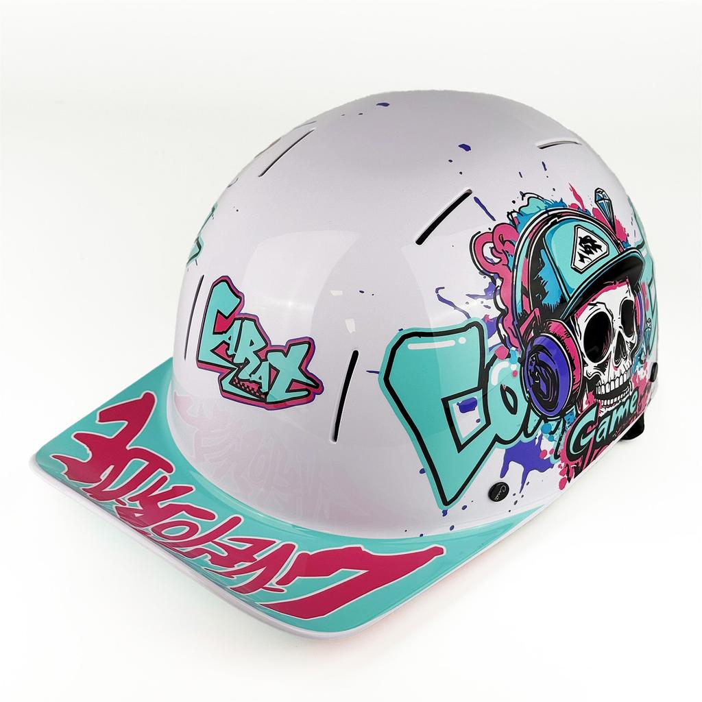 NEW Motorcycle Vintage Retro Helmets Baseball cap helmet Men Women Adult Scooter Half Face Vintage Summer Cap