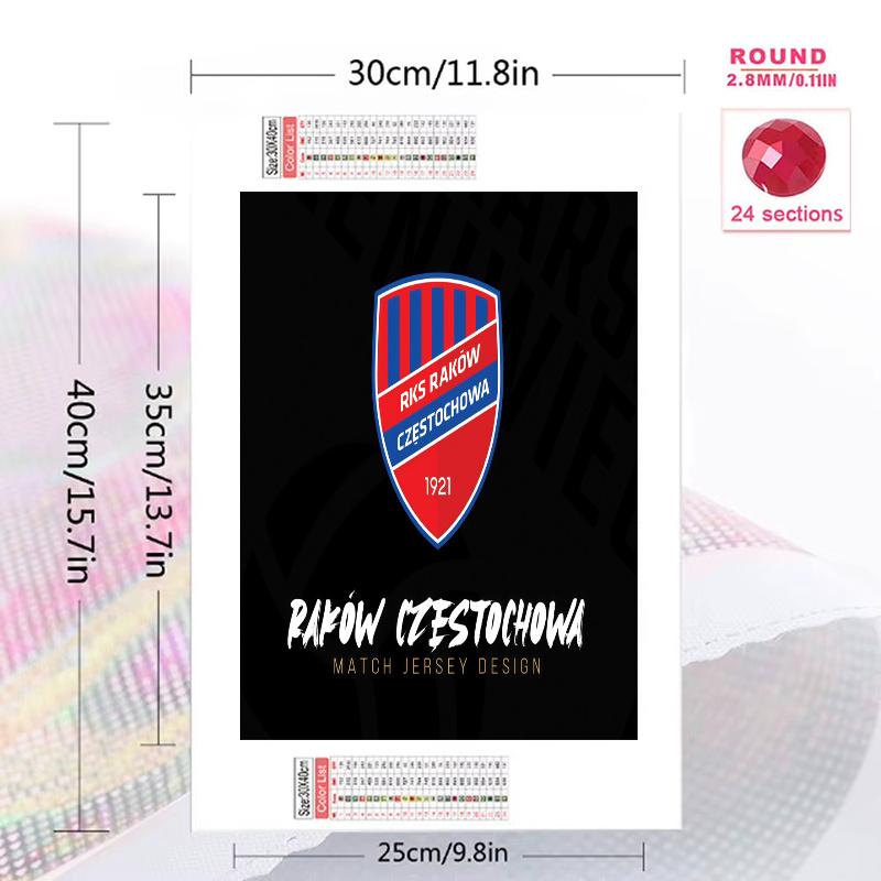 Rakow Czestochowa Victory.158 100% Round Full Drill 5D DIY Diamond Painting Embroidery Cross Stitch Rhinestone Décor