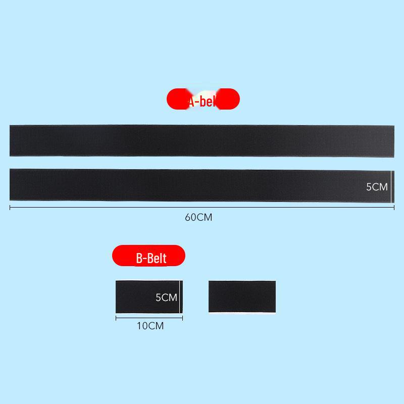 Багажник автомобиля с липучкой для фиксации огнетушителя и груза, ремень-стяжка для фиксации вещей в автомобиле.
