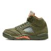 Детские кроссовки Air Jordan 5 Retro PS Olive 2024 Green Army-Oliv Solar-Orange 440889-308