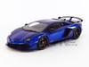 AUTOart Масштаб 1/18 Lamborghini Aventador SVJ Металлический синий Готовое изделие 79174