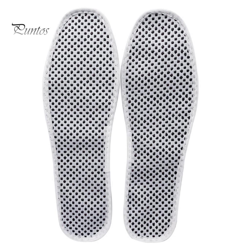 Puntos 1 пара самонагревающихся массажных стельок для снятия усталости с магнитными стельками для обуви