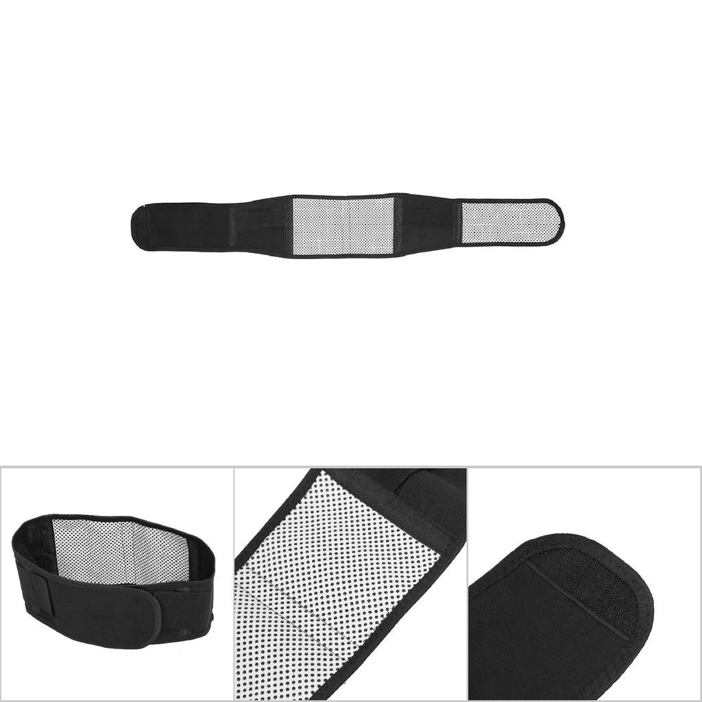 Self Heating Back Waist Support Lumbar Brace Belt Strap for Sports Working (S)