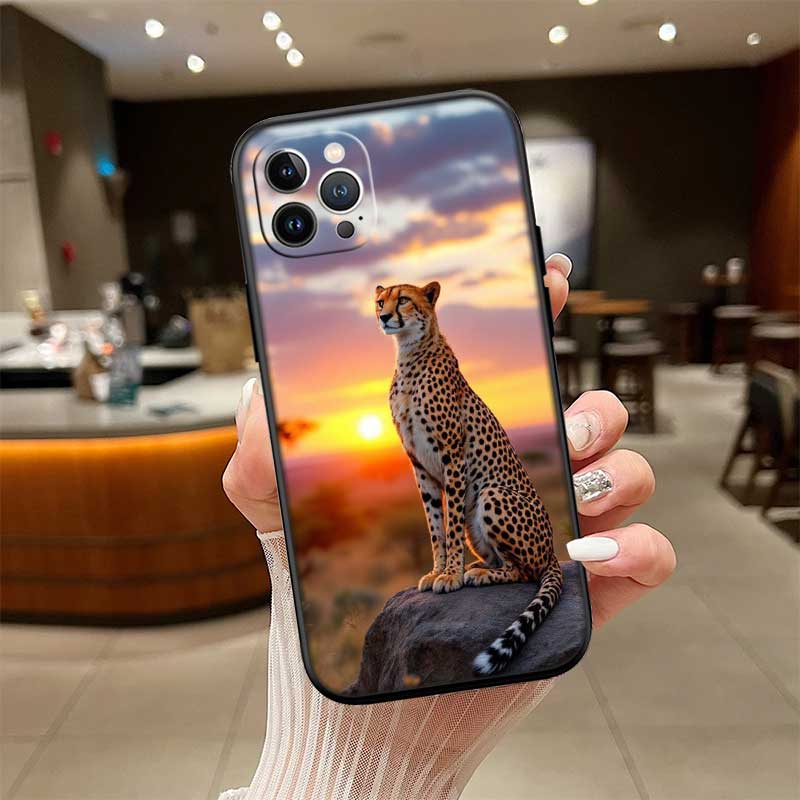 UP2 Animal Leopard New High-End Shell Phone Case for OPPO A3 Pro A72 A74 A76 A77 A77S A78 A79 A94 A95 A18 A40M A58