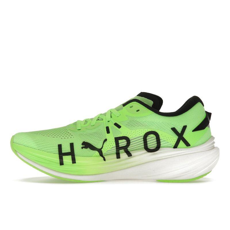 HYROX x Puma Deviate Nitro 3 Green Glare Мужские кроссовки Черные 311412-01