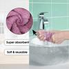 New 10pcs Microfiber Towel Absorbent Kitchen Cleaning Cloth Non-stick Oil Dish Towel Rags Napkins Tableware Household Cleaning T
