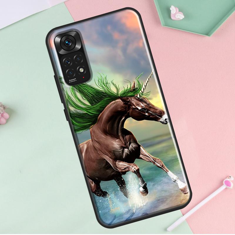 Лошадь животное картина для Redmi Note 12 Pro Plus Чехол для Redmi Note 10 8 9 11 Pro 12S 11S 10S 9S 9C 10C 12C Чехол