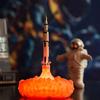 Новейшая дропшиппинговая 3D-печатная лампа Saturn V, перезаряжаемый ночник Apollo 5 для любителей космоса на Луне в качестве украшения комнаты