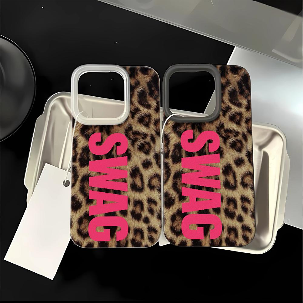 SWAG Добавьте чехол для телефона с леопардовым принтом для IPhone 17 Чехол IPhone 16 Pro Max 11 15 14 12 17 Pro Max 7 8 Plus Air Силиконовый Мягкий Чехол