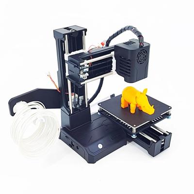 Мини-3D-принтер EasyThreed K9, простой в использовании, подарочный 3D-принтер начального уровня, FDM, ТПУ, нить PLA, 1,75 мм, черный