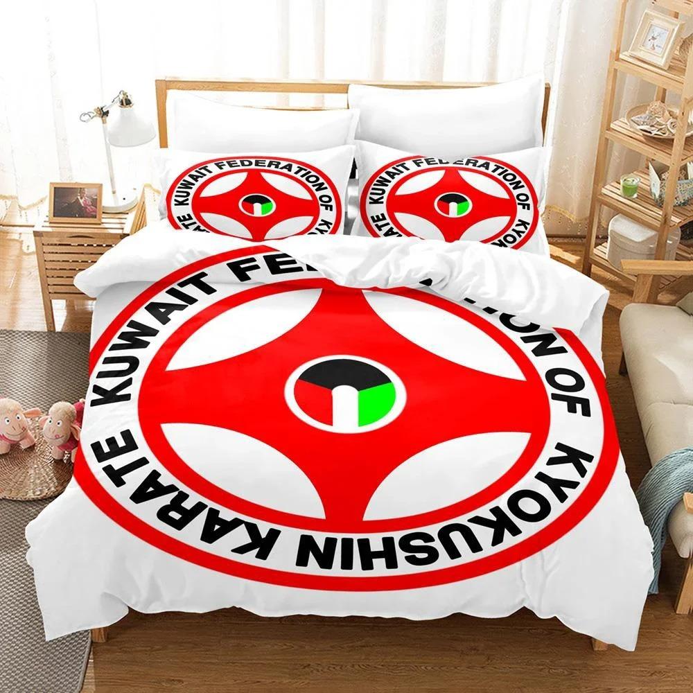 Комплект постельного белья Kyokushin Karate, пододеяльник, постельное белье, односпальное, двуспальное, королевского размера, пододеяльник, домашний текстиль