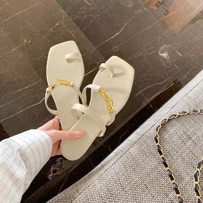 Туфли Mandarin Duck Shoes С узором крокодила Однословные с золотой пряжкой Набор Носок Плоские сандалии