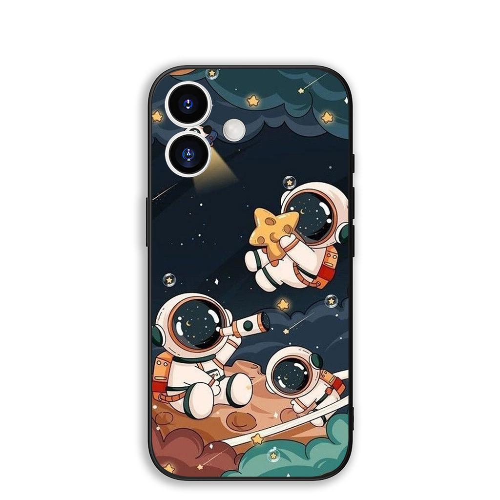 Cover for Motorola Moto Edge 70 60 Fusion NEO Pro G Stylus G56 G96 G52 G04 G05 Phone Case Moon luxury Astronaut Stars Sky