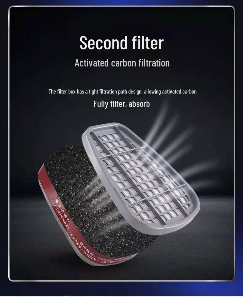 6800 Полнолицевая промышленная противогазовая маска для аммиака, сероводорода и органических кислот