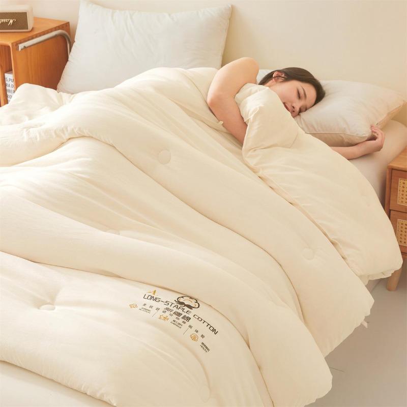 Xinjiang A-class Pure Cotton Quilt Winter Cotton Blanket Student Dormitory Insulation Spring Autumn Cotton Fluff Mattress Thickened Quilt Core KTY
