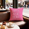 Holiday New Years Day Cushion Cover Decorative Cushions Covers Cover Sofa x Pillow  Piece x x Pillowcase