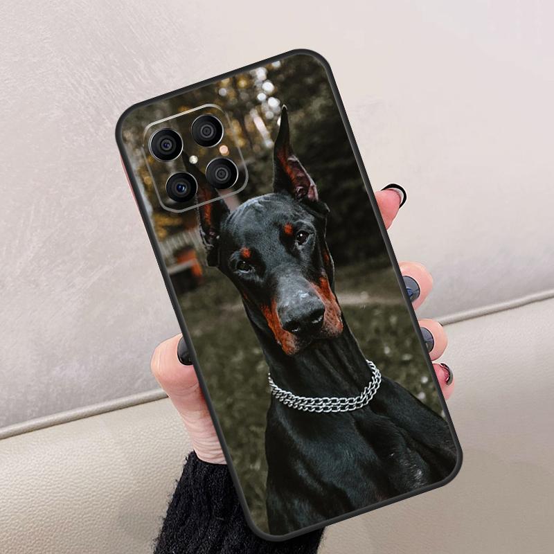 Doberman Dog Case For Honor Magic 7 Lite 5 6 8 Pro Cover For Honor X9b X9a X9c X8a X8b 200 400 50 70 90