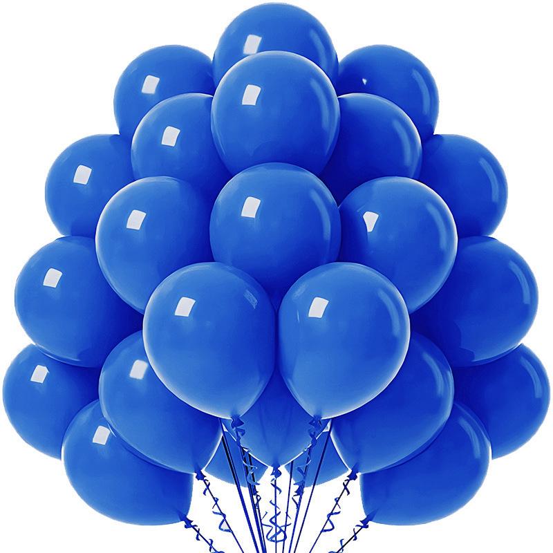 Solid Color 10-Inch Matte Latex Balloon Set for Children's Birthday Decoration