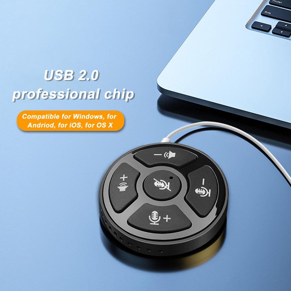 High-sensitivity Pickup USB Omnidirectional Mic Plug and Play Microphone  Gaming
