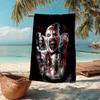 Ultra-Soft Beach Towel with Halloween horror Theme,Ideal for Pool - Camping, Diving - Perfect Travel Essential, Vibrant Beach Towel.