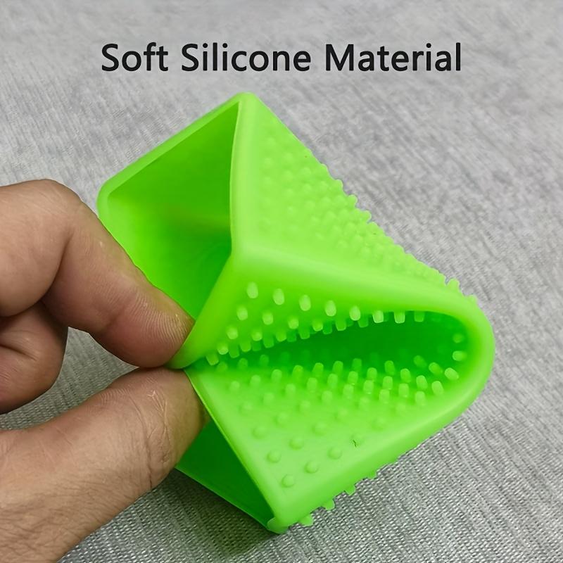 3pcs Silicone Pet Grooming Brush Soft Massage Comb for Dog Cat Bathing and Hair Removal