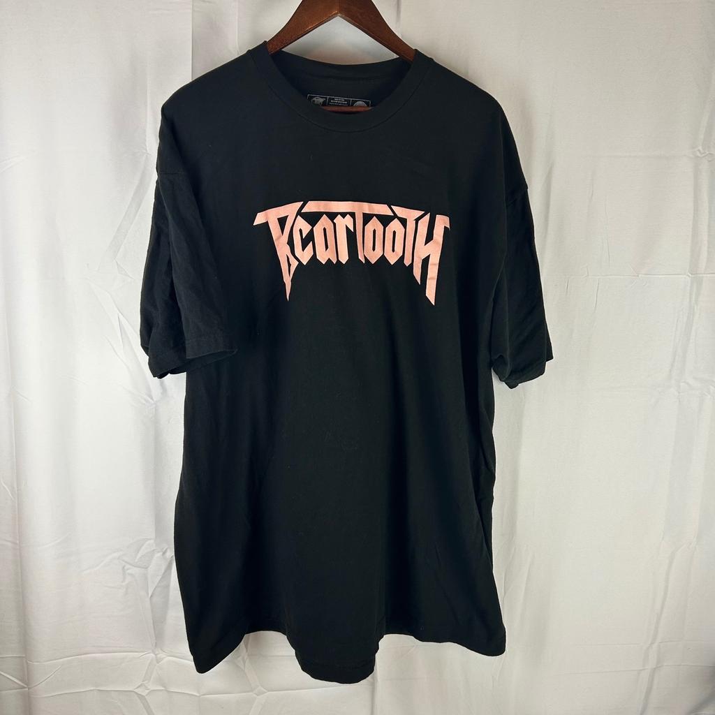 Beartooth Graphic T-Shirt Mens 3XL Black Pink Logo Snake Back Band Tee Surface Unisex T-Shirt