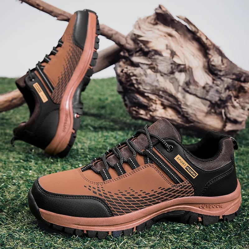 Fashion Men Boots Spring Autumn Casual Shoes for Men Waterproof Comfortable Masculino Outdoor Walking Sneakers Male Shoes Zapatillas